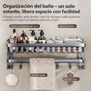 [Llevá 2 Pagá 1] Organizador de Baño Multifuncional de Acero Inoxidable con Instalación por Sellado al Vacío +REGALO: 2 Soportes de Baño